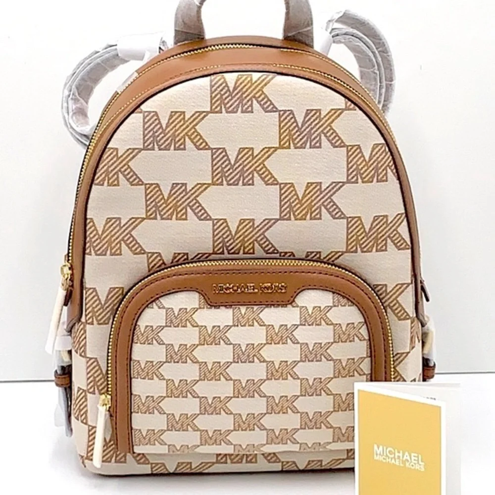 MICHAEL KORS Jaycee Medium Logo Jacquard Backpack Luggage color